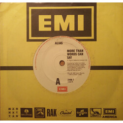 Alias (13) More Than Words Can Say USED VINYL 7INCH 45 RPM SINGLE