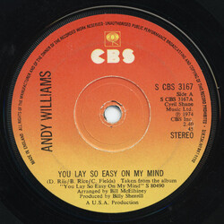 Andy Williams You Lay So Easy On My Mind USED VINYL 7INCH 45 RPM