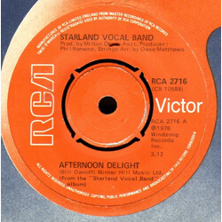 Starland Vocal Band Afternoon Delight USED VINYL 7INCH 45 RPM SINGLE