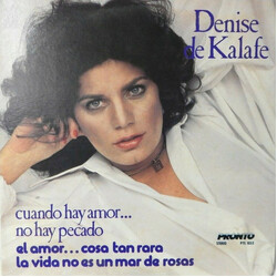 Denise De Kalafe Cuando Hay Amor... No Hay Pecado Vinyl LP USED