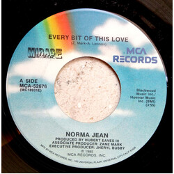 Norma Jean Wright Every Bit Of This Love USED VINYL 7INCH 45 RPM