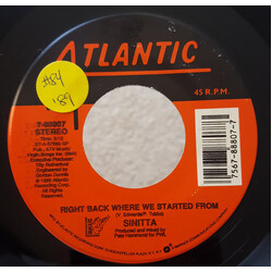 Sinitta Right Back Where We Started From USED VINYL 7INCH
