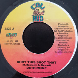 Determine Shot This Shot That USED VINYL 7INCH 45 RPM SINGLE