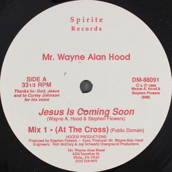 Wayne Alan Hood Jesus Is Coming Soon USED VINYL 12INCH 33 S RPM