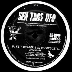 DJ Fett Burger / DJ Speckgürtel Speckbass USED VINYL 12INCH 45 RPM REPRESS