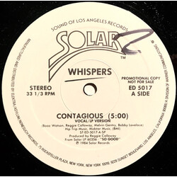 The Whispers Contagious USED VINYL 12INCH 33 S RPM PROMO