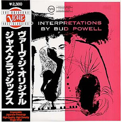 Bud Powell Piano Interpretations By Bud Powell Vinyl LP USED