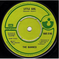 The Banned Little Girl USED VINYL 7INCH 45 RPM SINGLE REISSUE