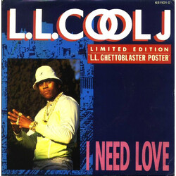 LL Cool J I Need Love USED VINYL 7INCH 45 RPM SINGLE LIMITED EDITION STEREO