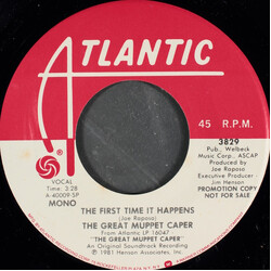 The Muppets The First Time It Happens USED VINYL 7INCH 45 RPM PROMO STEREO MONO