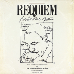 The Reverend Charles Walker Requiem For Brother Martin Vinyl LP USED