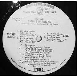 Dionne Warwick Dionne Vinyl LP USED