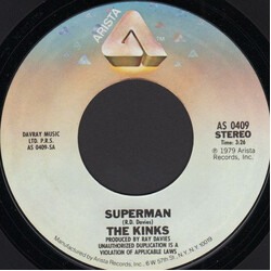 The Kinks Superman USED VINYL 7INCH 45 RPM SINGLE
