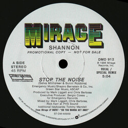 Shannon Stop The Noise VINYL 12" USED