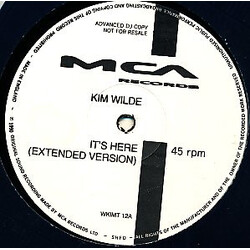 Kim Wilde It's Here USED VINYL 12INCH SINGLE 45 RPM PROMO