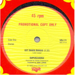 Supercharge (2) Get Down Boogie VINYL 12" USED