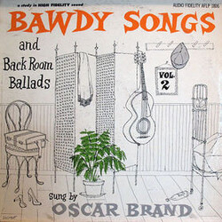 Oscar Brand Bawdy Songs And Backroom Ballads - Vol. II Vinyl LP USED
