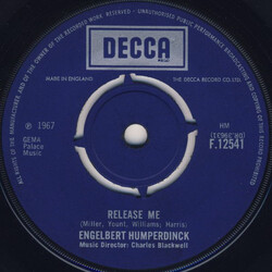 Engelbert Humperdinck Release Me USED VINYL 7INCH 45 RPM SINGLE