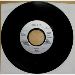 Bon Jovi Always USED VINYL 7INCH 45 RPM SINGLE JUKEBOX STEREO