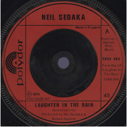 Neil Sedaka Laughter In The Rain USED VINYL 7INCH SINGLE 45 RPM