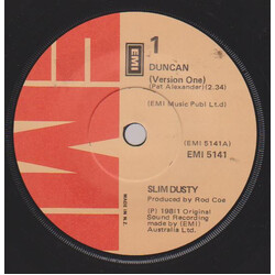 Slim Dusty Duncan USED VINYL 7INCH 45 RPM SINGLE