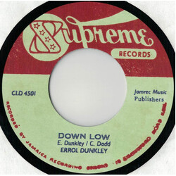 Errol Dunkley Down Low USED VINYL 7INCH 45 RPM