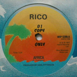 Rico Rodriguez Africa / Afro-Dub USED VINYL 7INCH PROMO