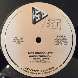 Hot Chocolate Going Through The Motions USED VINYL 12INCH 33 S RPM