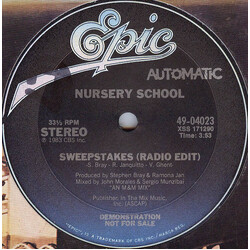 Nursery School Sweepstakes Vinyl 12" USED