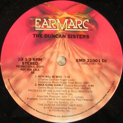 Duncan Sisters Boys Will Be Boys / Rock Along Slowly VINYL 12" USED