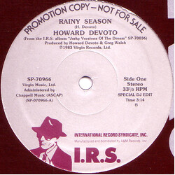 Howard Devoto Rainy Season VINYL 12" USED