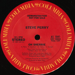 Steve Perry Oh Sherrie VINYL 12" USED