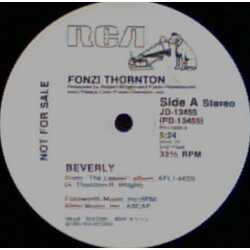 Fonzi Thornton Beverly USED VINYL 12INCH 33 S RPM PROMO