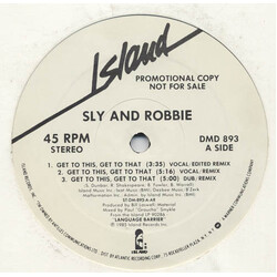 Sly & Robbie Get To This, Get To That VINYL 12" USED