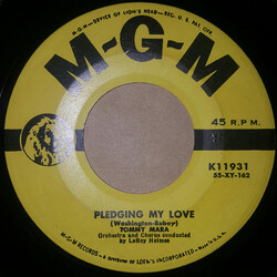 Tommy Mara Pledging My Love / Honey Bunch USED VINYL 7INCH 45 RPM