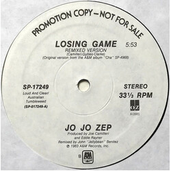 Jo Jo Zep Losing Game VINYL 12" USED