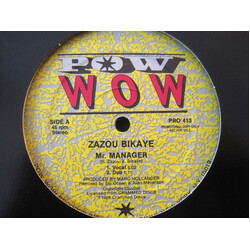 Zazou Bikaye Mr. Manager USED VINYL 12INCH 45 RPM PROMO