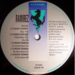 Ramirez La Musika Tremenda (Original + Remixes) USED VINYL 12INCH REISSUE