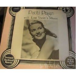 Patti Page The Uncollected Patti Page With Lou Stein's Music Vinyl LP USED