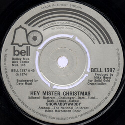 Showaddywaddy Hey Mister Christmas USED VINYL 7INCH 45 RPM SINGLE