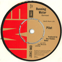 Pilot Running Water USED VINYL 7INCH 45 RPM SINGLE