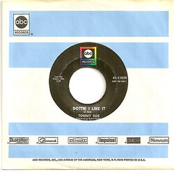 Tommy Roe Dottie I Like It / Soft Words Vinyl 7" USED