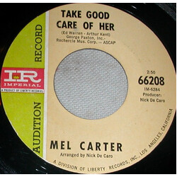 Mel Carter Tar And Cement Vinyl 7" USED