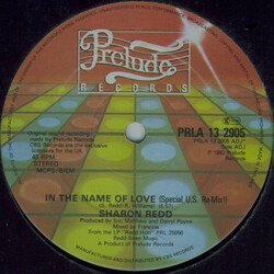 Sharon Redd In The Name Of Love USED VINYL 12INCH SINGLE 45 RPM
