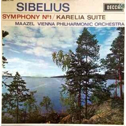 Jean Sibelius / Lorin Maazel / Wiener Philharmoniker Symphony No. 1 / Karelia Suite Vinyl LP USED