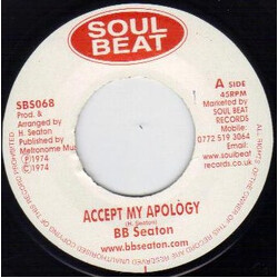 B.B. Seaton / Pete Weston Accept My Apology / Ganja Law USED VINYL 7INCH REPRESS