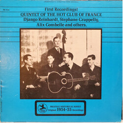 Quintette Du Hot Club De France First Recordings! Vinyl LP USED