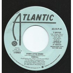 Firefall Every Little Word USED VINYL 7INCH 45 RPM PROMO STEREO