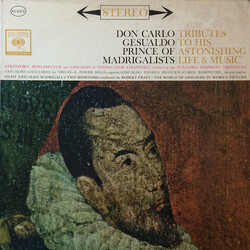 Carlo Gesualdo Prince Of Madrigalists / Tributes To His Astonishing Life & Music Vinyl LP USED