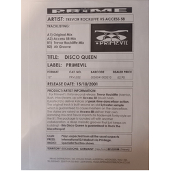 Trevor Rockcliffe / Access 58 Disco Queen USED VINYL 12INCH WHITE LABEL